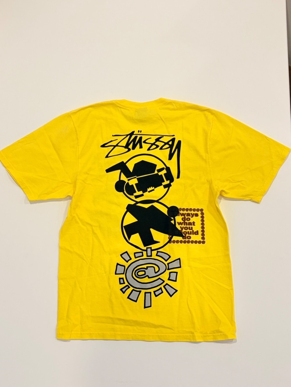 Stüssy & Always Stack Tee in Yellow small